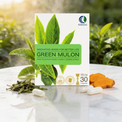 Green Mulon ผลิตภัณฑ์เสริมอาหารจากชาเขียวและขมิ้นชัน