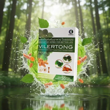 Vilertong ไวเลอตอง สารสกัดคาวตอง ขมิ้นชัน ใบหม่อน เสริมภูมิคุ้มกัน สูตรธรรมชาติ