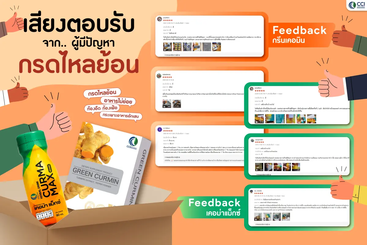 เสียงตอบรับจากผู้มีปัญหากรดไหลย้อน