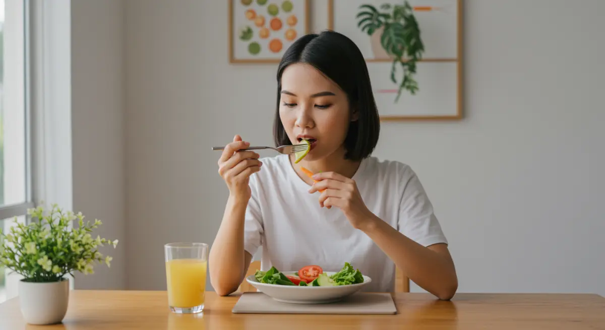 การเคี้ยวอาหารช้า ๆ ช่วยลดอาการกรดไหลย้อน