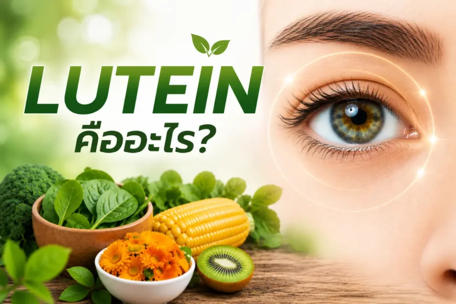 เพิ่มรูป + Alt text: lutein คืออะไร สรรพคุณต่อจอประสาทตาและดวงตา