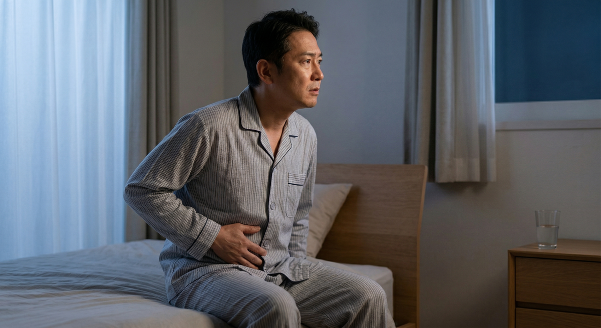 ผู้ชายวัยกลางคนมีอาการปัสสาวะบ่อยตอนกลางคืน ปัญหาต่อมลูกหมากโต