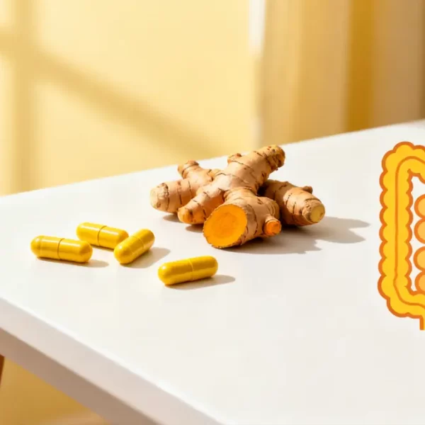 ขมิ้นชันและแคปซูลขมิ้นชันช่วยดีท็อกซ์ลำไส้และช่วยระบบย่อยอาหาร