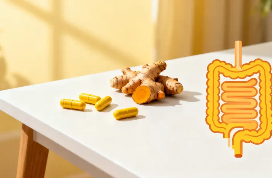 ขมิ้นชันและแคปซูลขมิ้นชันช่วยดีท็อกซ์ลำไส้และช่วยระบบย่อยอาหาร