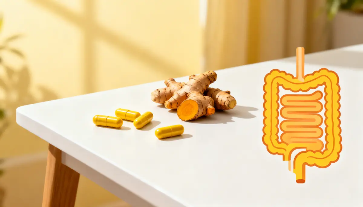 ขมิ้นชันและแคปซูลขมิ้นชันช่วยดีท็อกซ์ลำไส้และช่วยระบบย่อยอาหาร