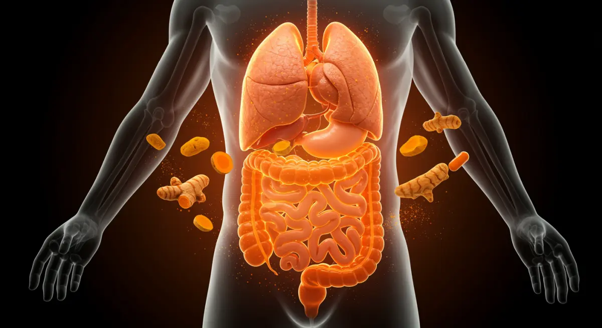 ขมิ้นชันละลายน้ำช่วยสนับสนุนสุขภาพระบบทางเดินอาหารและลดการระคายเคืองกระเพาะ