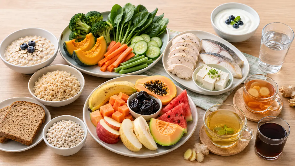 ริดสีดวงกินอะไรได้บ้าง รวมอาหารไฟเบอร์สูง ผัก ผลไม้ ธัญพืช และโปรตีนไขมันต่ำ ที่ช่วยส่งเสริมการขับถ่ายและดูแลอาการริดสีดวงทวารได้อย่างเหมาะสม