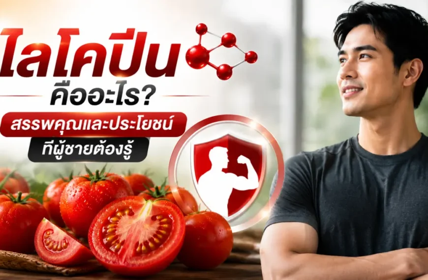 ไลโคปีนจากมะเขือเทศ สารต้านอนุมูลอิสระที่ช่วยดูแลสุขภาพผู้ชาย หัวใจ ต่อมลูกหมาก และผิวพรรณ