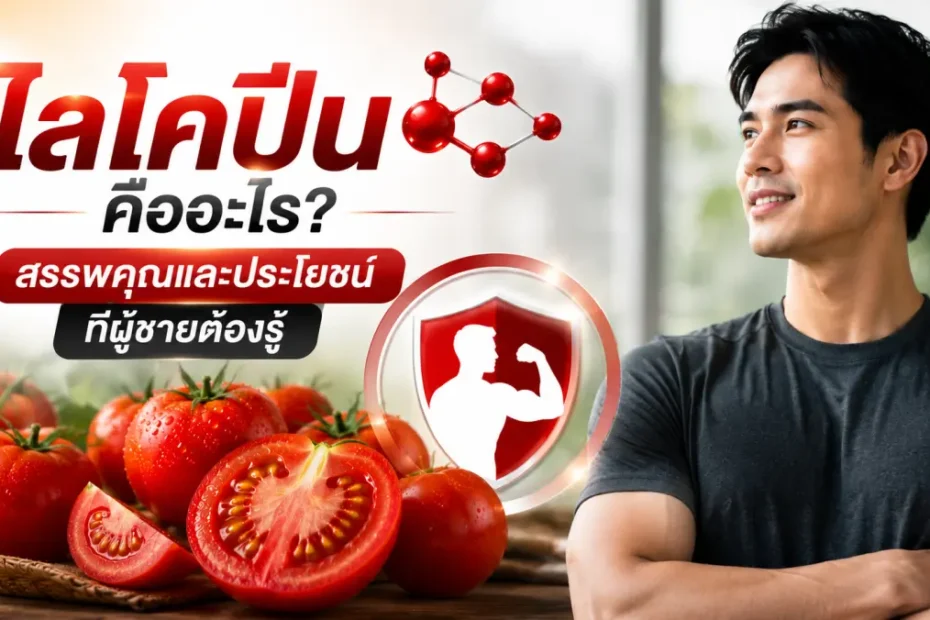 ไลโคปีนจากมะเขือเทศ สารต้านอนุมูลอิสระที่ช่วยดูแลสุขภาพผู้ชาย หัวใจ ต่อมลูกหมาก และผิวพรรณ